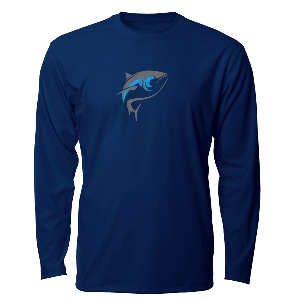 Born Offshore Tournament Bluefin Long Sleeve - Mens Fishing Shirt